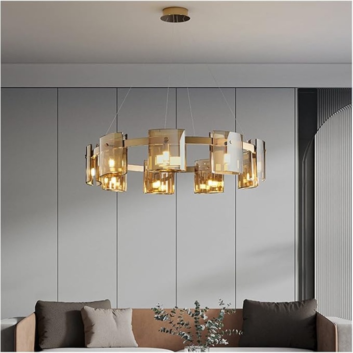LED полилей LightPlanet® Modern Polish GOLD Glass G9 X 6