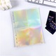 Album foto mini cu pagini transparente, design durabil, 10 file, compatibil cu Instax Mini, vegan leather