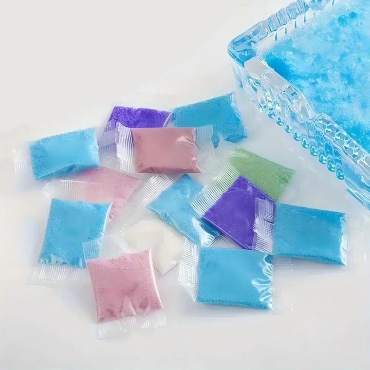 30 db-os egyedi füstoltó homok, PsAyl®, vízben oldódó film, hatékony tűzoltás, repülésgátló, nem kell feltörni és közvetlenül vizet adni, többszínű