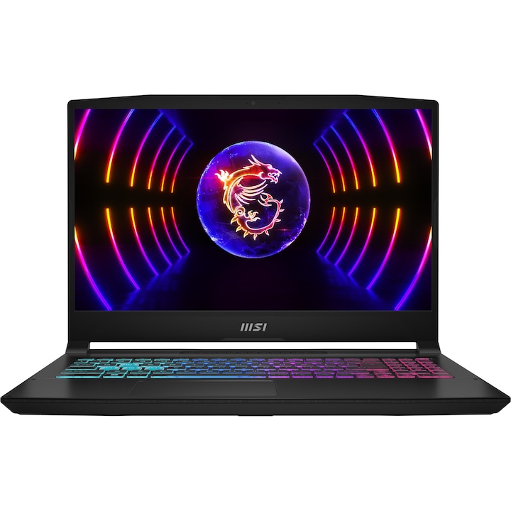 Laptop MSI Katana 15 B13VEK, 9S7-158571-2294, 15.6", Intel Core i7-13620H (10 magos), NVIDIA GeForce RTX 4050 (6GB GDDR6), 16GB 5600MHz (2x8GB) DDR5, fekete