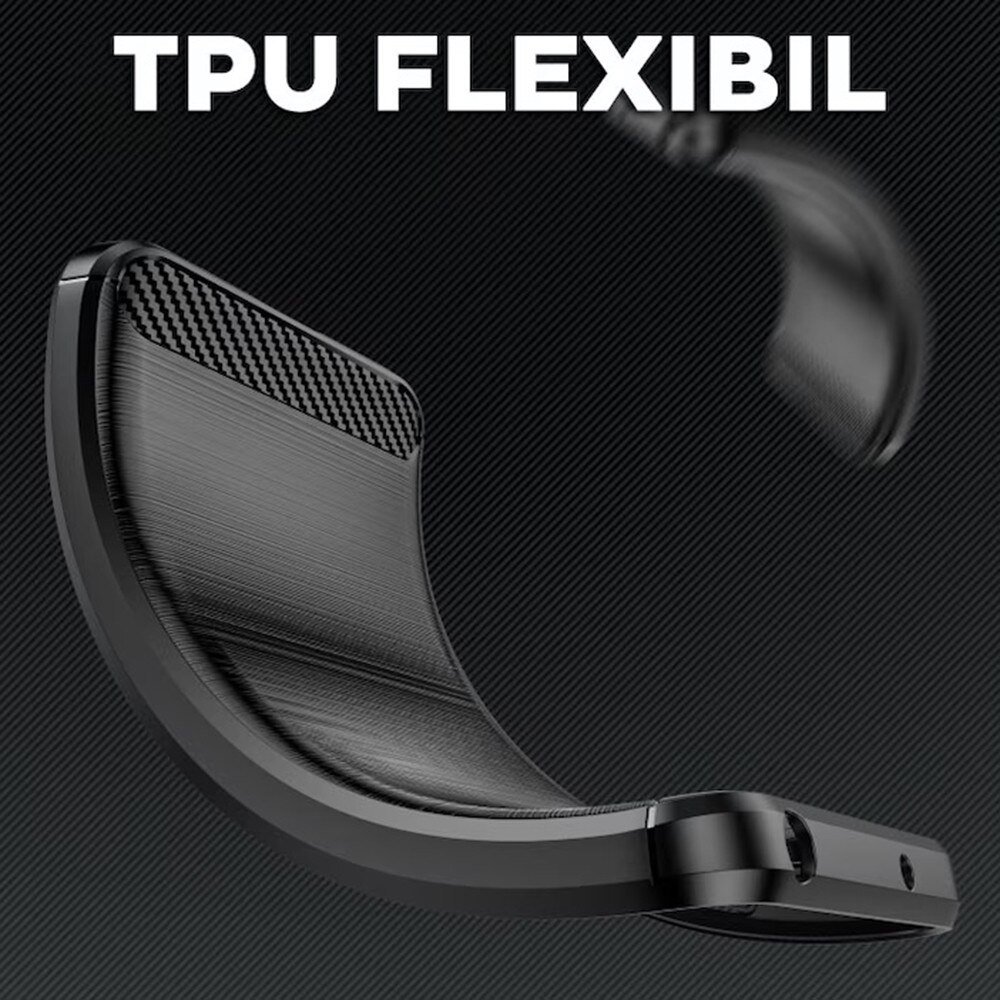 Husa pentru OnePlus 13R - Techsuit Carbon Silicone - Blue