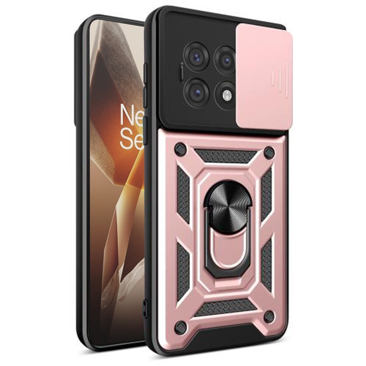 Husa pentru OnePlus 13R - Techsuit CamShield Series - Rose Gold