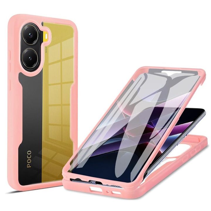 Калъф за Xiaomi Poco X7 Pro - Smartphosis ColorVerse 360 - Удароустойчив - Розов