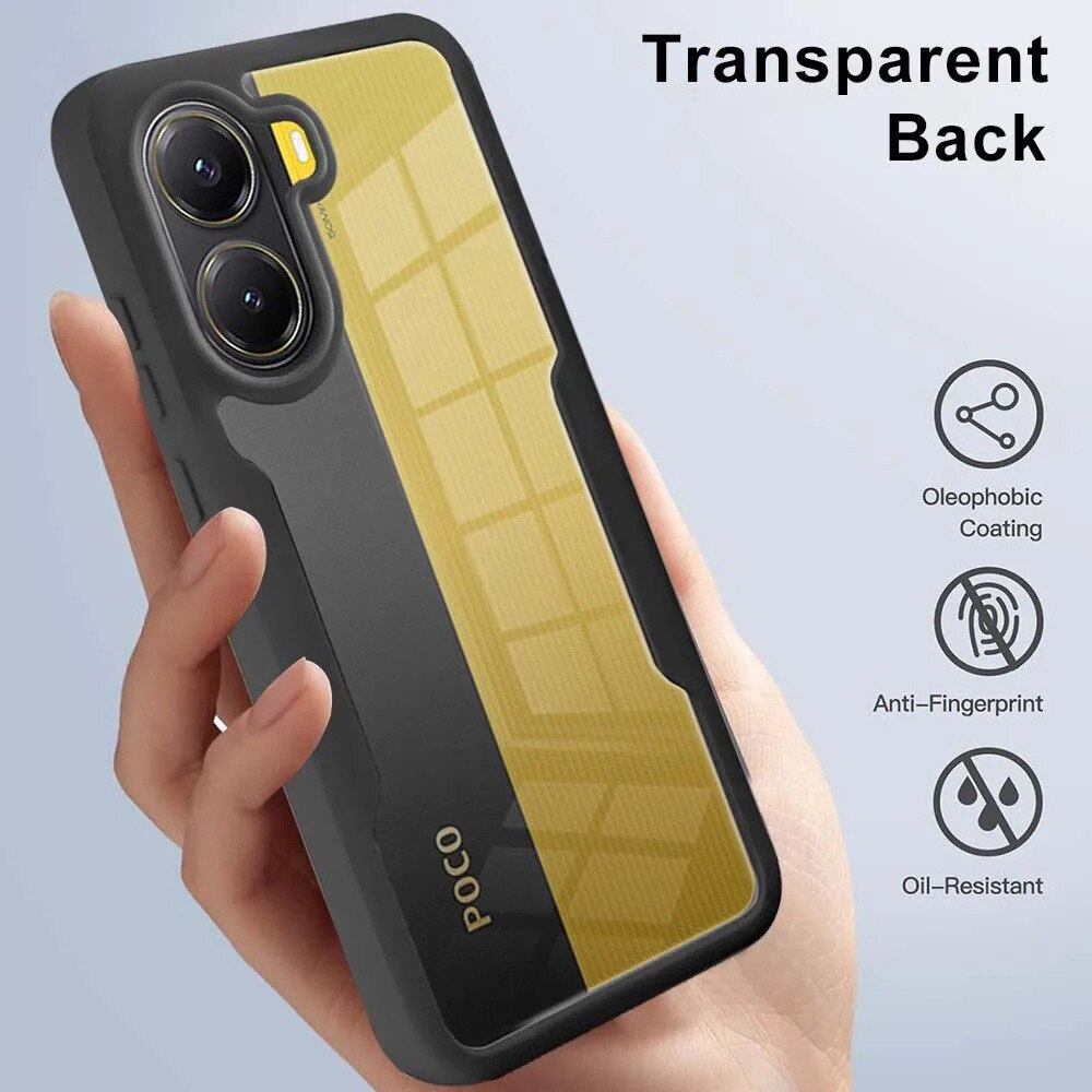 Set 360: Husa cu folie integrata pentru Poco X8 Pro Protectie 360 fata / spate - negru