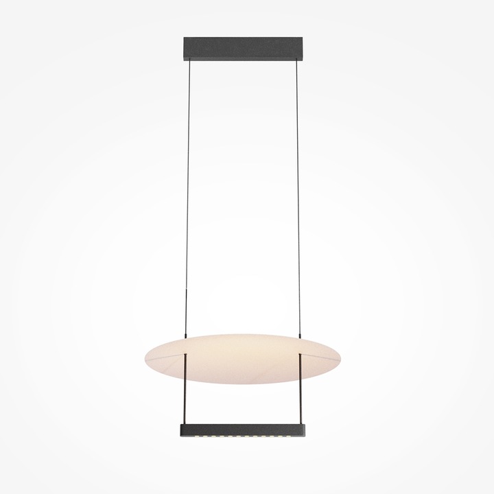 Lampa suspendata LED AMBIENCE, negru/alb, 3000K, 1000 lm, diametru 42 cm - MAYTONI