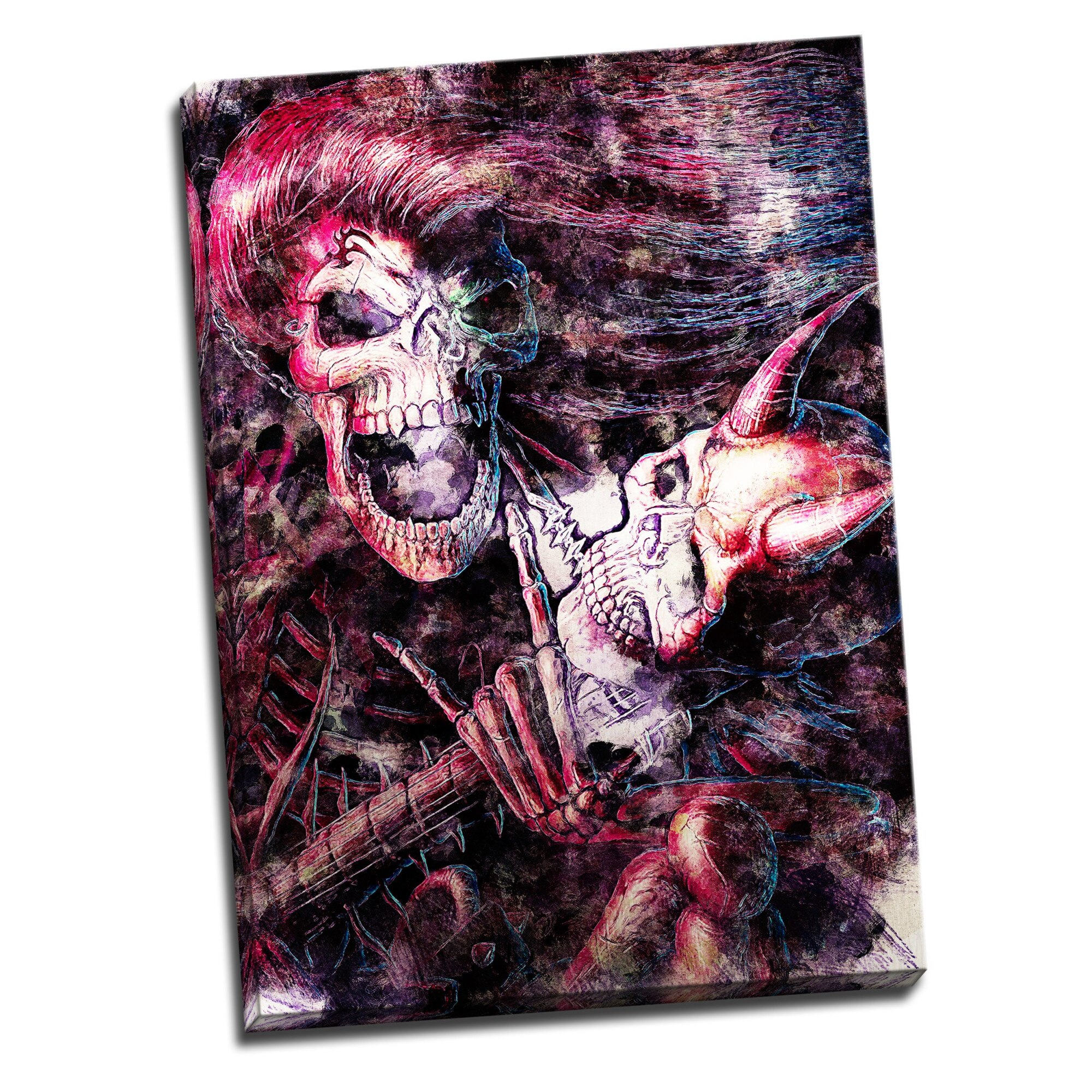 Tablou pe aluminiu striat Death Metal 50 x 70 cm