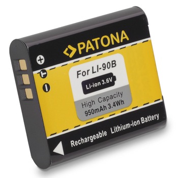 Acumulator PATONA tip Olympus Li-90B Olympus Tough TG1 TG-1 Acumulator PATONA tip Olympus Li-90B Olympus Tough TG1 TG-1