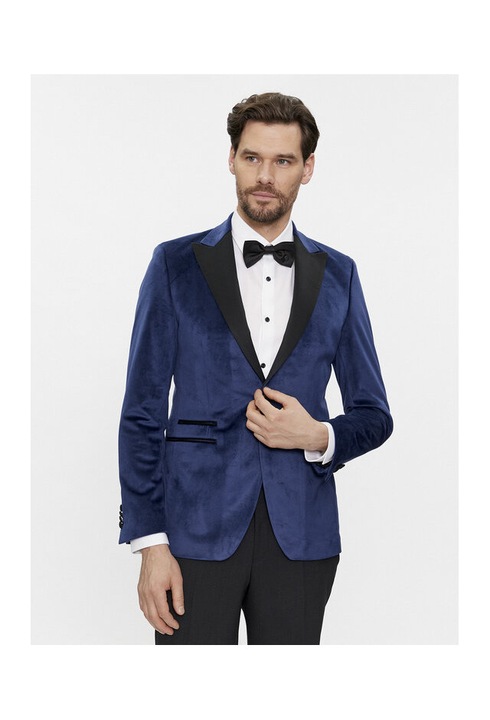 Sacou barbati, Karl Lagerfeld, 303555726, Poliester, Albastru, Albastru