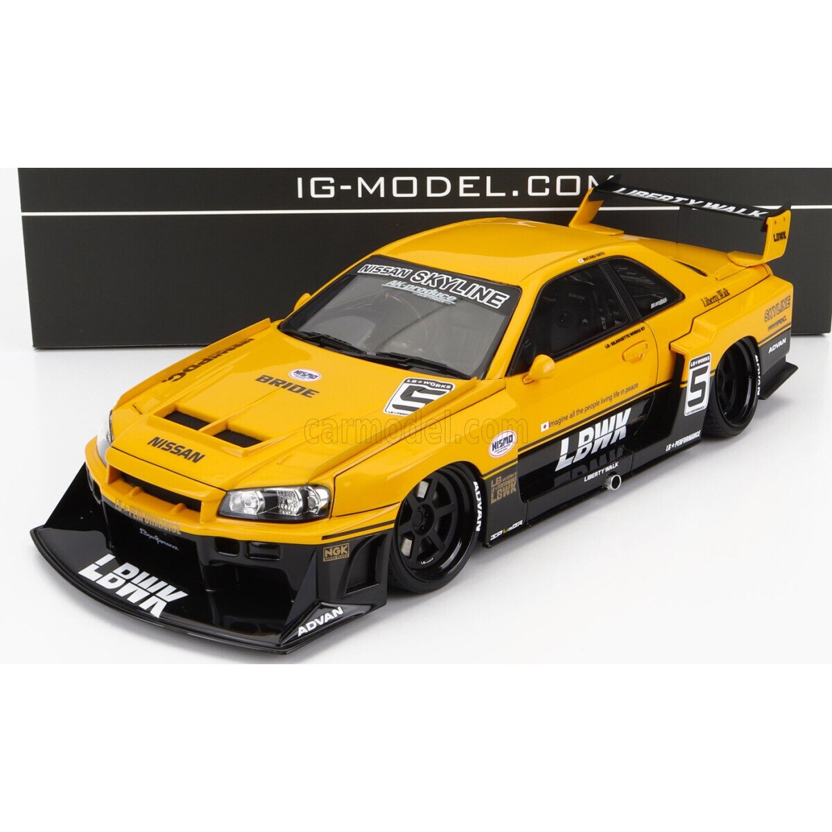 Automacheta Nissan Skyline Lb-er34 N 5 Super Silhouette Lbwk 1996