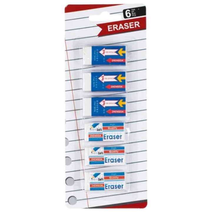 Radiere Albe Soft - 6buc