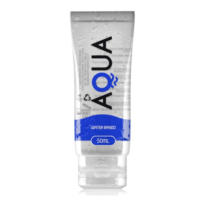 AQUA gél síkosító, hosszantartó kenés, vízbázisú 50 ml, óvszer kompatibilis