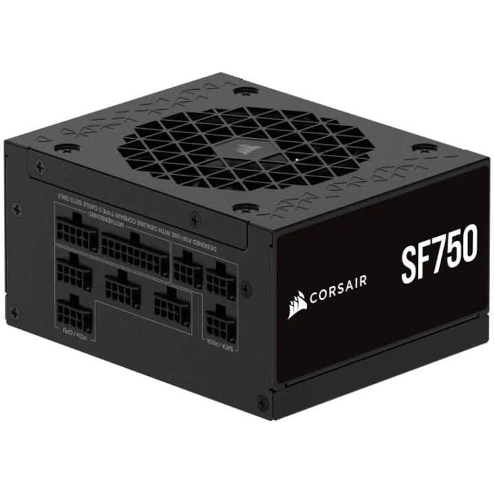 Sursa Corsair SF Series, SF750, 750W, SFX, 80 PLUS Platinum, Fully Modular, negru