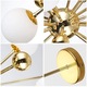 LightPlanet® LED полилей с 11 топки Modern Gold G9 X11