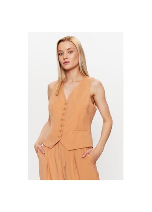 Vesta dama, Dkny, 303019969, Viscoza, Portocaliu, Portocaliu