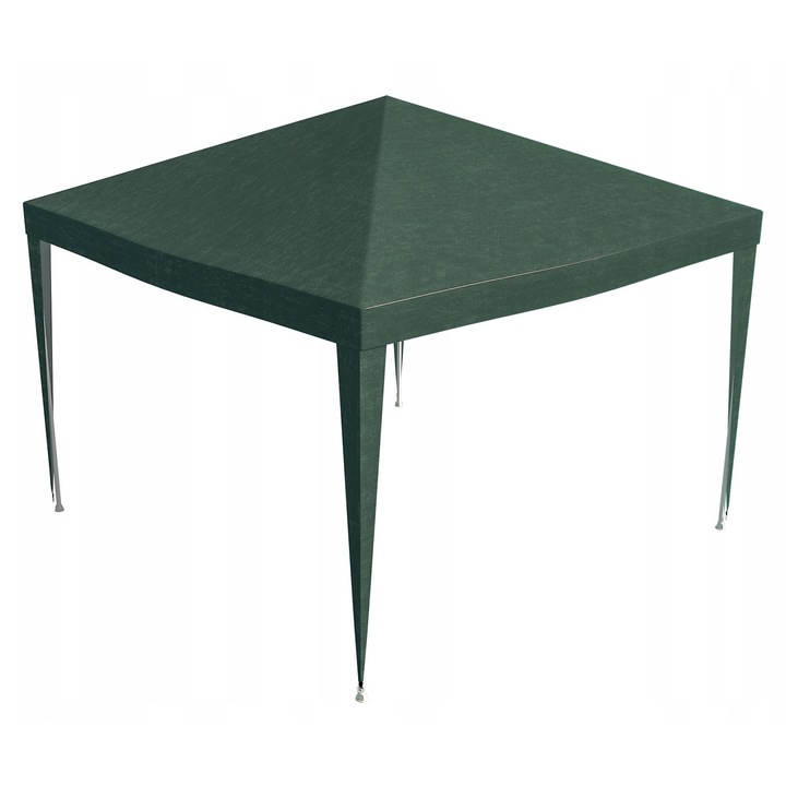 Acoperis pavilion 300x300 cm, PE 100g/mp impermeabil, cu prindere velcro, verde