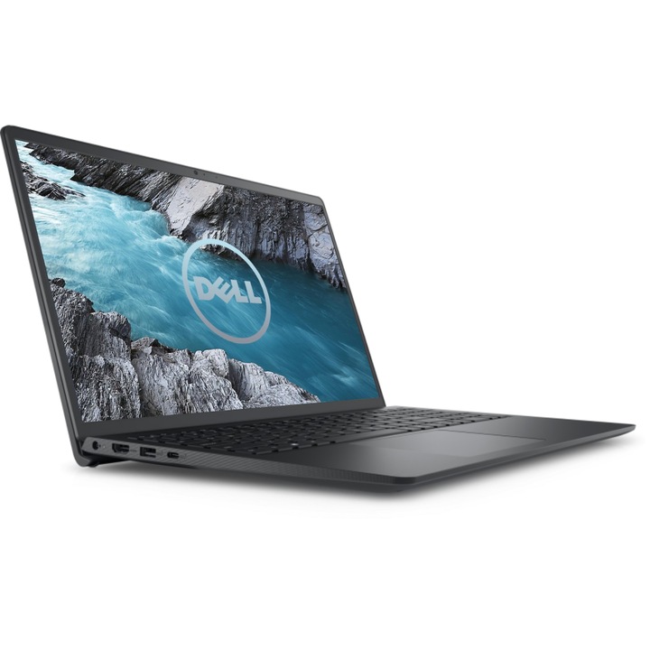 Dell Vostro 3530 Laptop, Intel Core i3 1305U, 8GB DDR4 Memória, 512GB SSD, 15.6" FullHD, 120Hz kijelző, Magyar billentyűzet, Fekete, Vírusírtó, Böngésző, Windows 11 Pro
