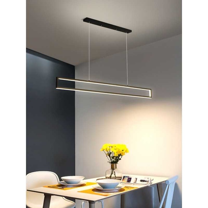 Минималистичен LED полилей JIJU® с 2.4G wifi дистанционно управление светлина/студено/топло/неутрално регулируем интензитет