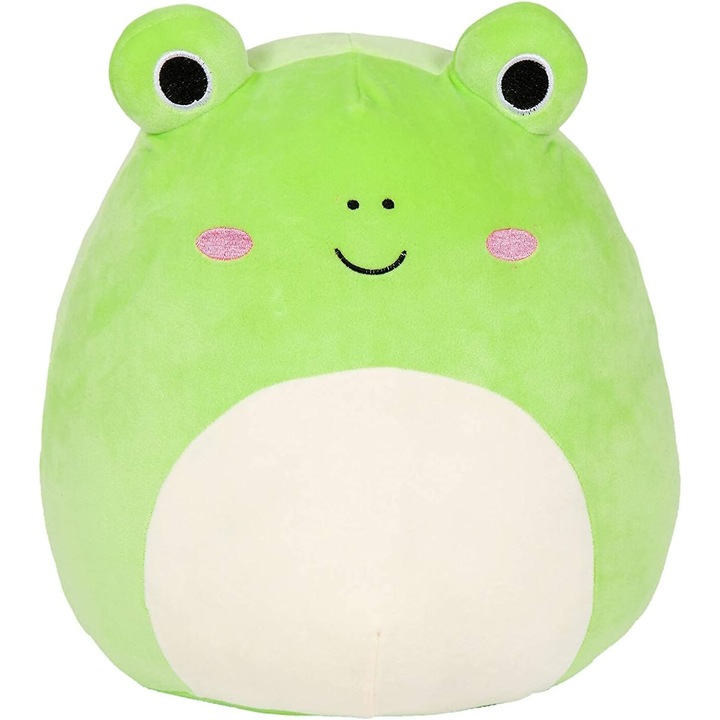 Jucarie de plus Squishmallow Wendy Frog, verde