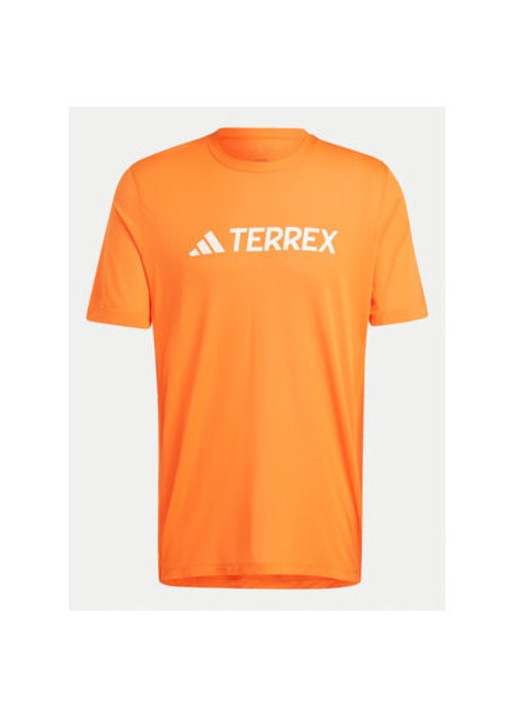 Férfi póló, Adidas, 304055850, Újrahasznosított poliészter, Narancssárga, Narancssárga