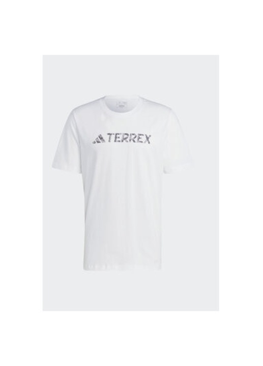 Férfi póló, Adidas, 303533199, Pamut/Pamut, Fehér, Fehér