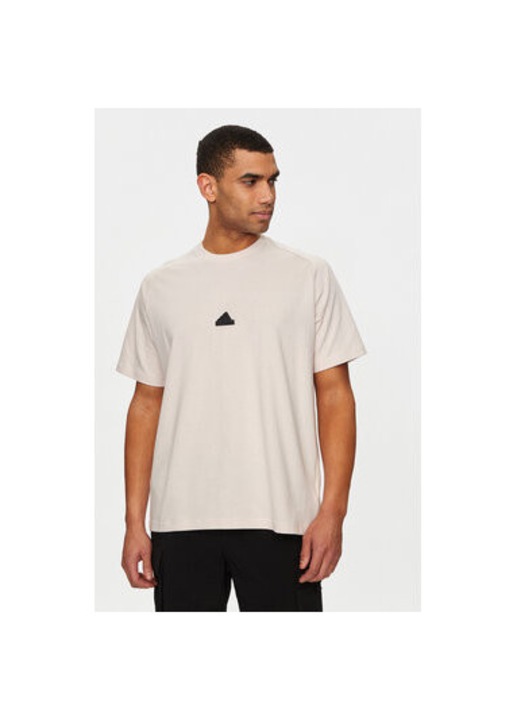 Férfi póló, Adidas, 303550943, Pamut/Újrahasznosított poliészter, Rózsaszín, Rózsaszín, XL