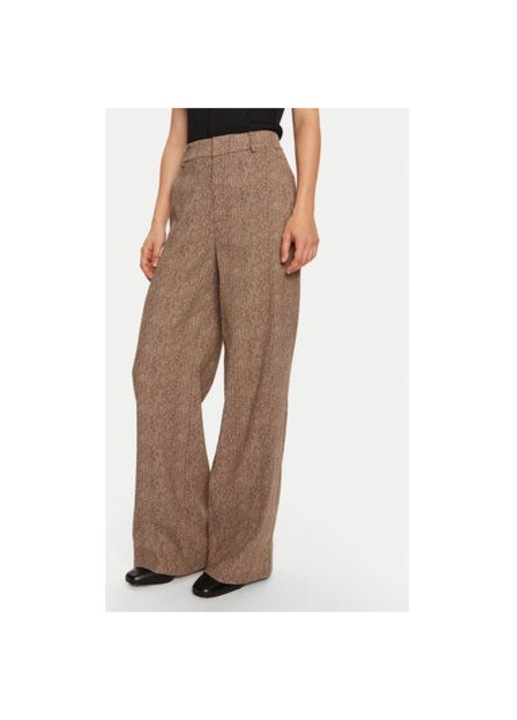 Дамски панталон Staud бежов, Бежов