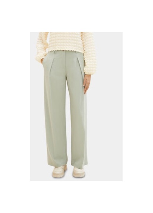 Női nadrág, Tom Tailor, 303521943, Poliészter/Viszkóz, Zöld, Zöld