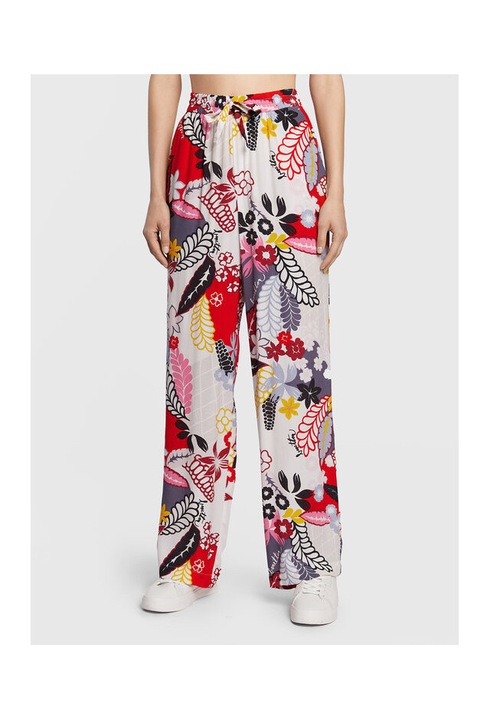 Pantaloni dama, United Colors Of Benetton, 301267911, Viscoza, S INTL, Multicolor