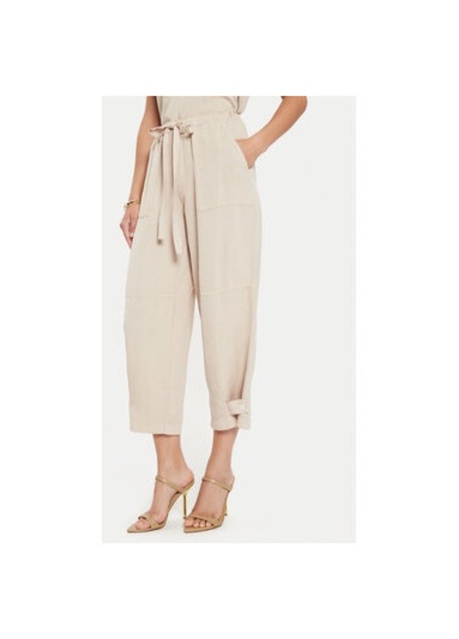 Női nadrág, Vicolo, 304591266, Lyocell/Viszkóz, Bézs, Bézs, M