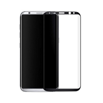 Folie protectie ecran sticla 3d Full Cover Cellara pentru Samsung Galaxy S8 - Negru Folie protectie ecran sticla 3d Full Cover Cellara pentru Samsung Galaxy S8 - Negru
