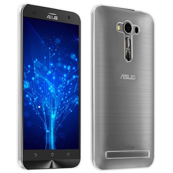 Capac de protectie din TPU transparent 0.8 mm pentru Asus Zenfone 2 Laser ZE550KL Capac de protectie din TPU transparent 0.8 mm pentru Asus Zenfone 2 Laser ZE550KL