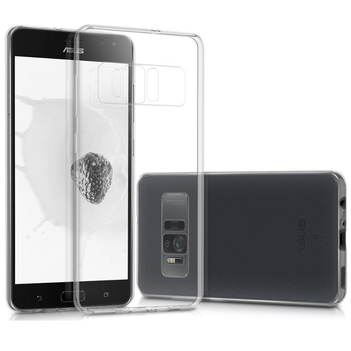 Capac de protectie din TPU transparent 0.8 mm pentru Asus Zenfone AR ZS571KL