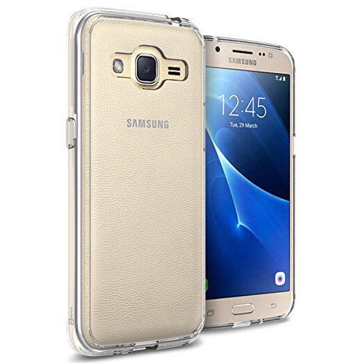 Capac de protectie din TPU transparent 0.8 mm pentru Samsung Galaxy J2 / J200