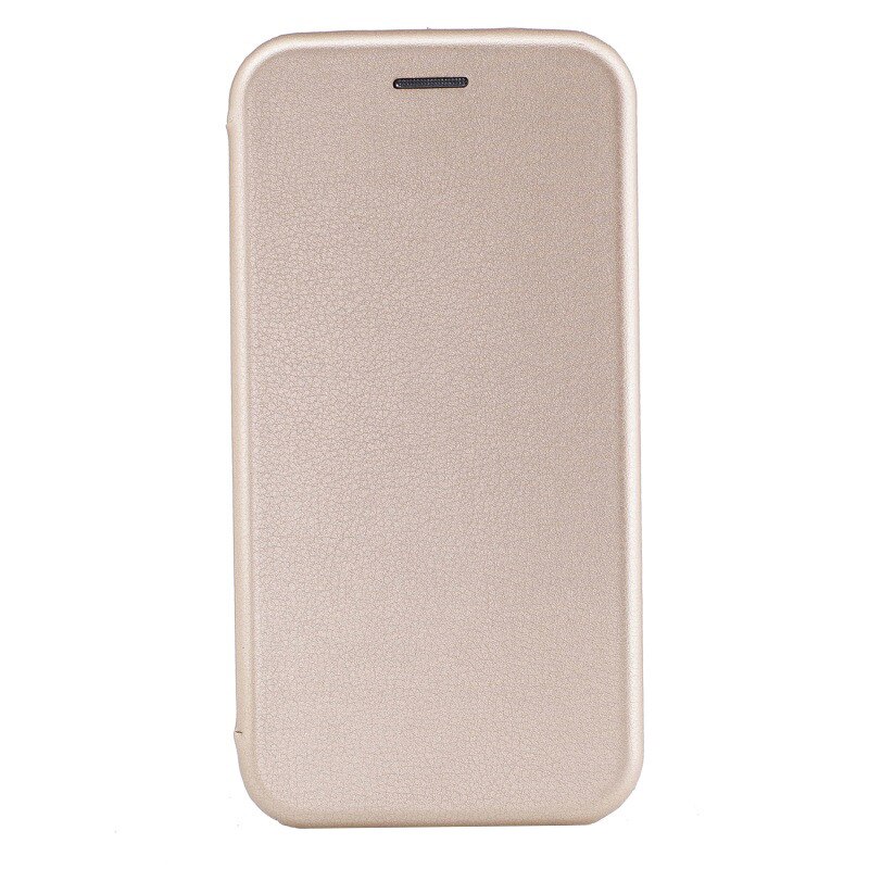 Husa de protectie tip carte cu inchidere magnetica Air Noble pentru Samsung Galaxy A3 (2017) / A320, aurie