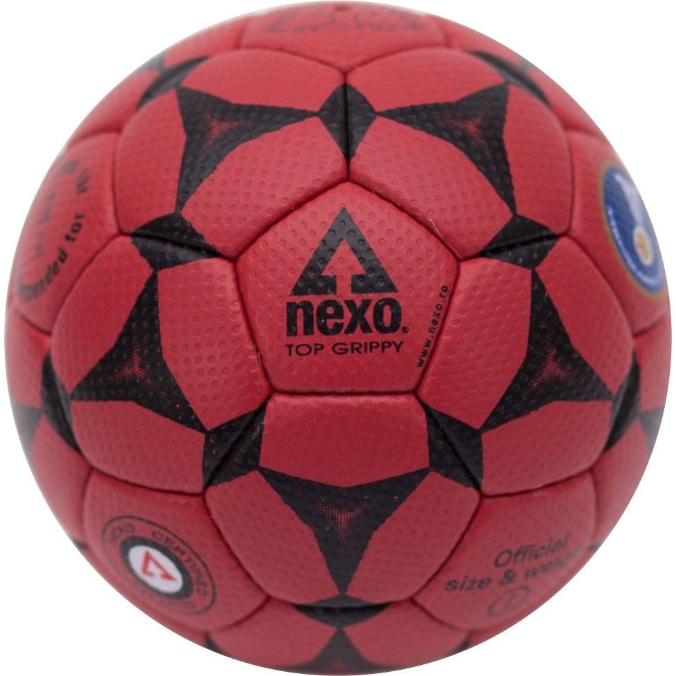 Minge handbal Nexo Top Grippy I, Rosu, marimea 1