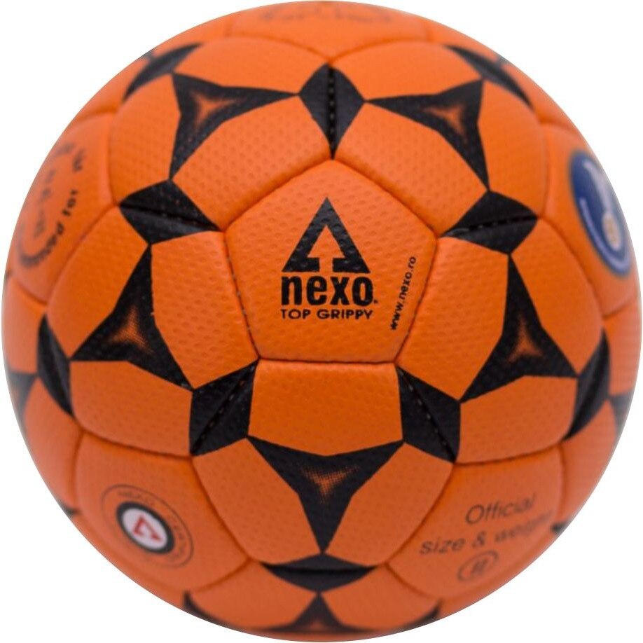 Minge handbal Nexo Top Grippy II, Portocaliu, marimea 2