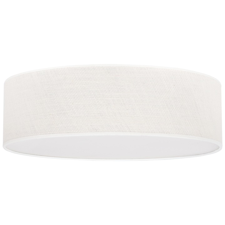 Плафониера, Light Home, Юта, E27 източник на светлина, 3 светлинни точки, стилен, модерен дизайн, качествен материал, бяло/естествено