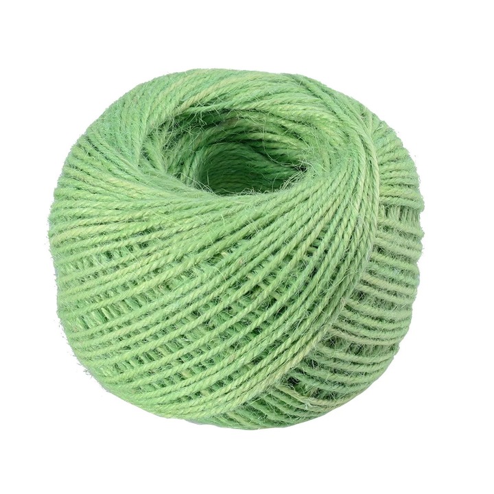 YANYXR juta zsinór, gyümölcszöld, 100m, 10x10x6cm