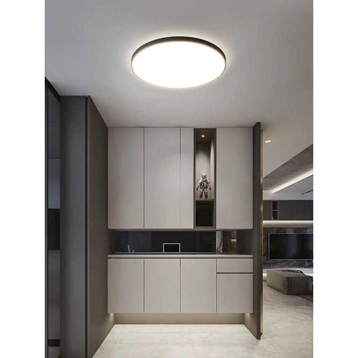 Mennyezeti lámpa, SUEVA, LED IP44 40W Ultra vékony, Vastagság 2,1cm, D40cm 6500K 4000lm