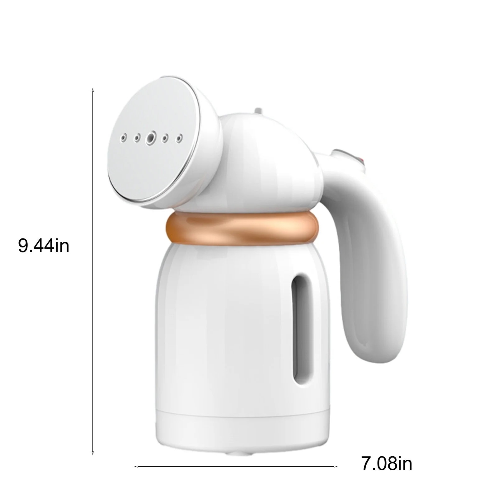 Fier de calcat portabil, 800W, capacitate rezervor 150ml, abur puternic, albastru, dimensiuni 20x17.8x9cm