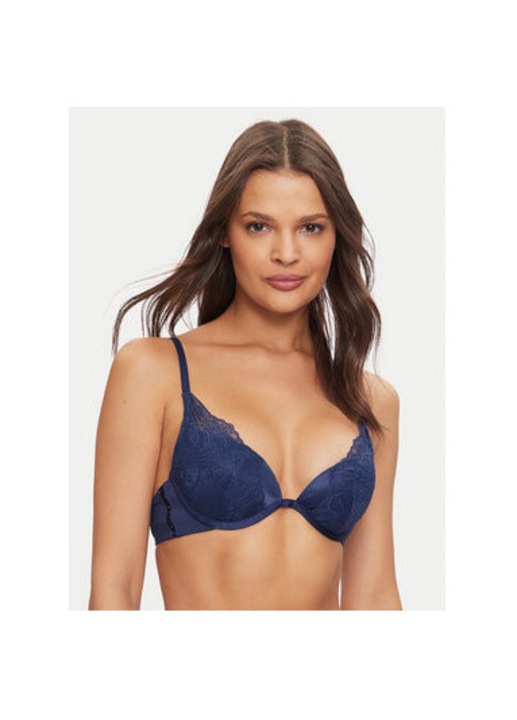 Sutien dama, Dorina, 304344046, Poliester/Poliamida/Elastan, Albastru, Albastru