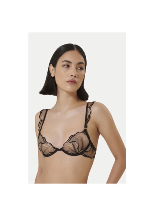 Sutien dama, Bluebella, 304422249, Poliester reciclat, Negru, Negru