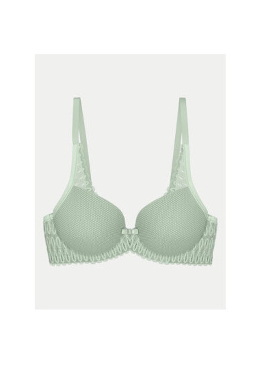 Дамски сутиен, Triumph, 303577841, Полиестер/Полиамид, Зелен, Зелен