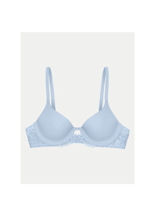 Női melltartó, Triumph, 303577643, Poliamid/Poliészter/Elasztán, Kék, Kék