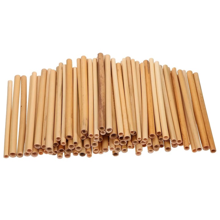 Tuburi din trestie pentru albine YANYXR 20x0.8cm natural set 20 buc