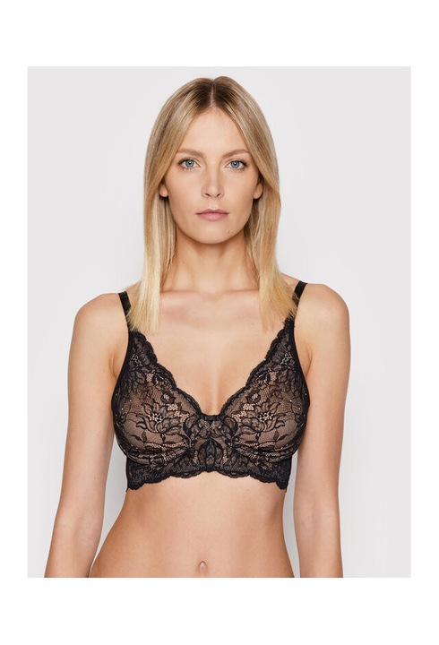 Női melltartó, Triumph, 300081679, Poliamid/Elasztán, Fekete, Fekete