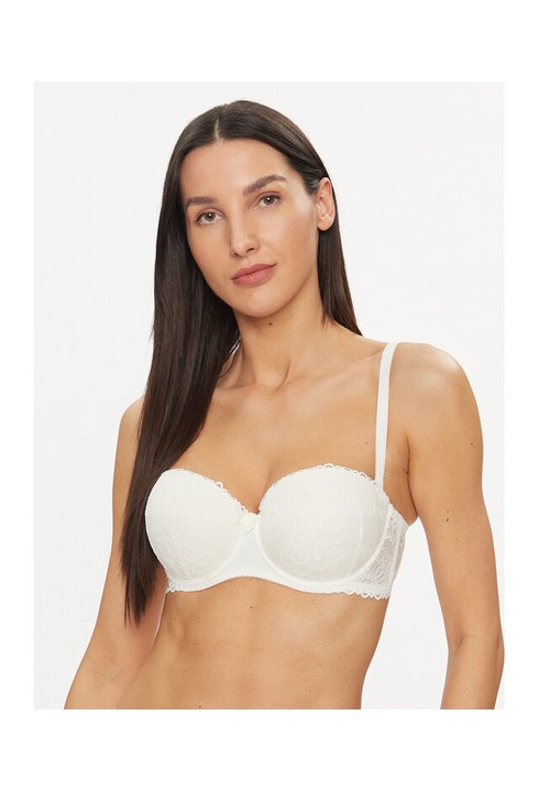 Női melltartó, Selmark, 302604708, Poliamid, Fehér, Fehér