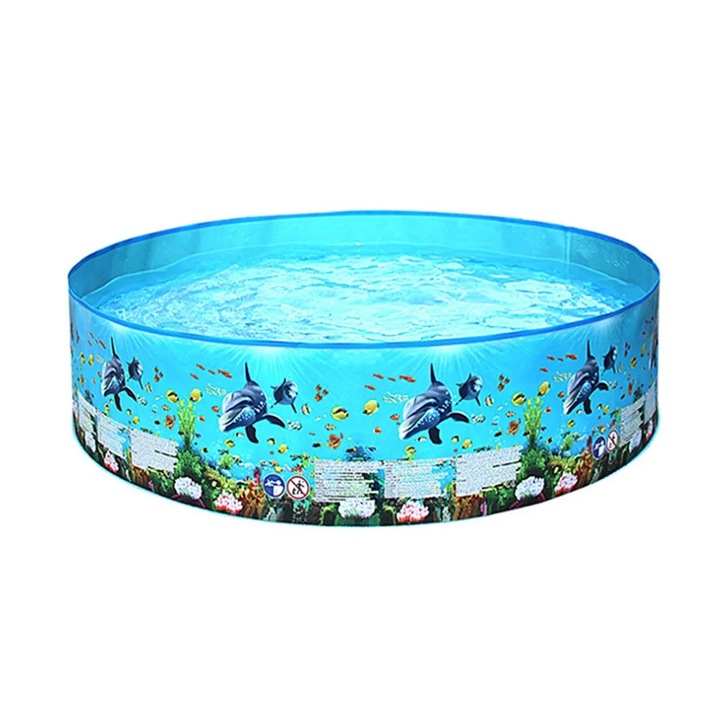 YANYXR színes PVC felfújható gyermekmedence 122x122x25cm