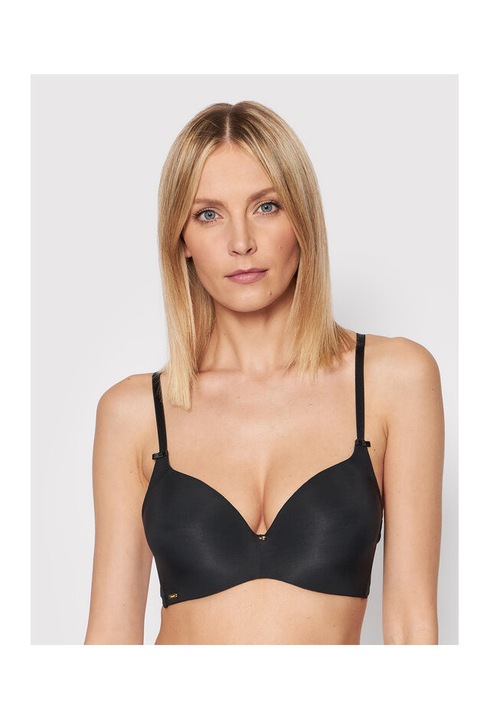 Női melltartó, Selmark, 300716090, Poliamid/Elasztán, Fekete, Fekete