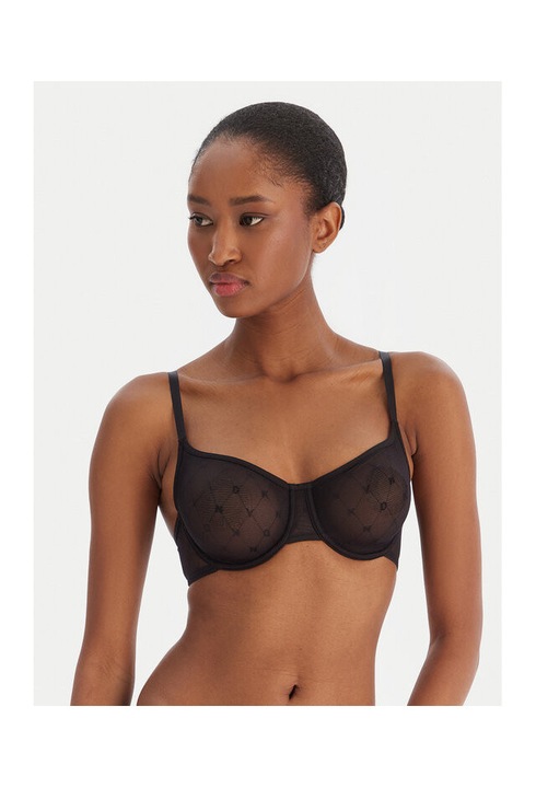 Női melltartó, Dkny, 207599864, Nejlon/Elasztán, Fekete, Fekete